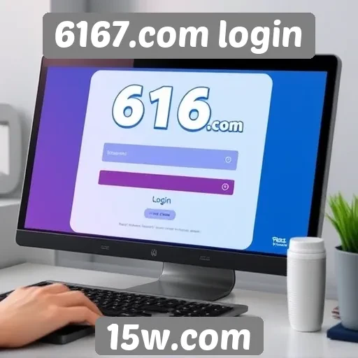 Guia para acessar o login do site 6167.com